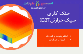 خنک کاری سینک حرارتی IGBT، شبیه سازی با انسیس فلوئنت