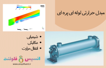 مبدل حرارتی لوله ای پره دار، شبیه سازی با انسیس فلوئنت