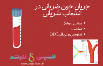 جریان خون ضربانی در انشعاب شریانی، شبیه سازی با انسیس فلوئنت