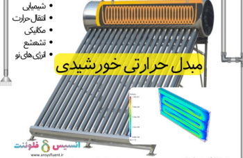 مبدل حرارتی خورشیدی، شبیه سازی با انسیس فلوئنت