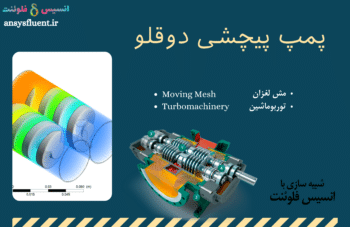 پمپ پیچشی دوقلو، شبیه سازی با انسیس فلوئنت