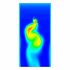 Top Turbulent Intensity Scaled