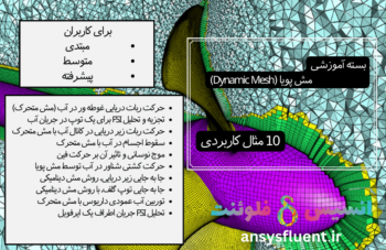 بسته آموزشی مش پویا (Dynamic Mesh)، 10 مثال کاربردی