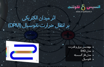 اثر میدان الکتریکی بر نانوسیال با در نظر گرفتن شارژ چگالی، شبیه سازی با انسیس فلوئنت