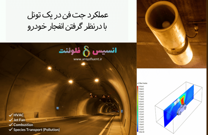 عملکرد جت فن در یک تونل