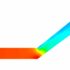 Compressible Flow In A Bent Pipe