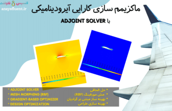 ماکزیمم سازی کارایی آیرودینامیکی با Adjoint Solver، شبیه سازی با انسیس فلوئنت