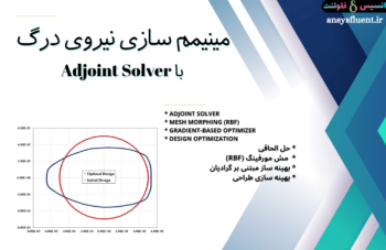 مینیمم سازی نیروی درگ با Adjoint Solver، شبیه سازی با انسیس فلوئنت